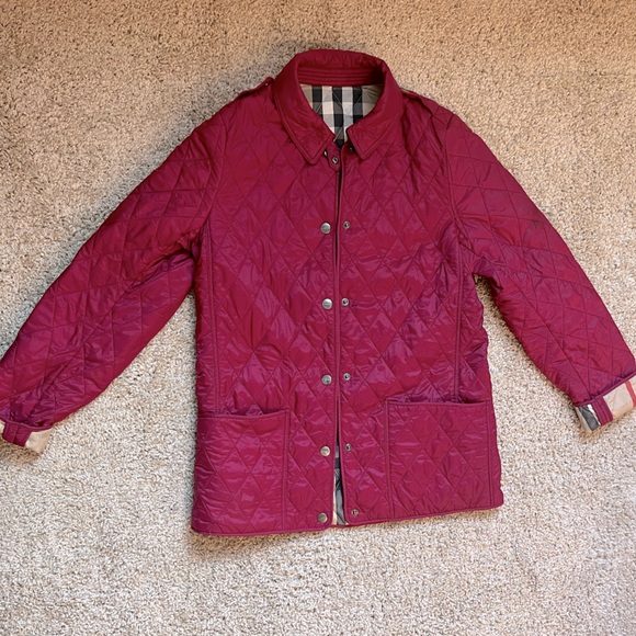 BURBERRY QUILTED JACKET PINK - Picture 2 of 12